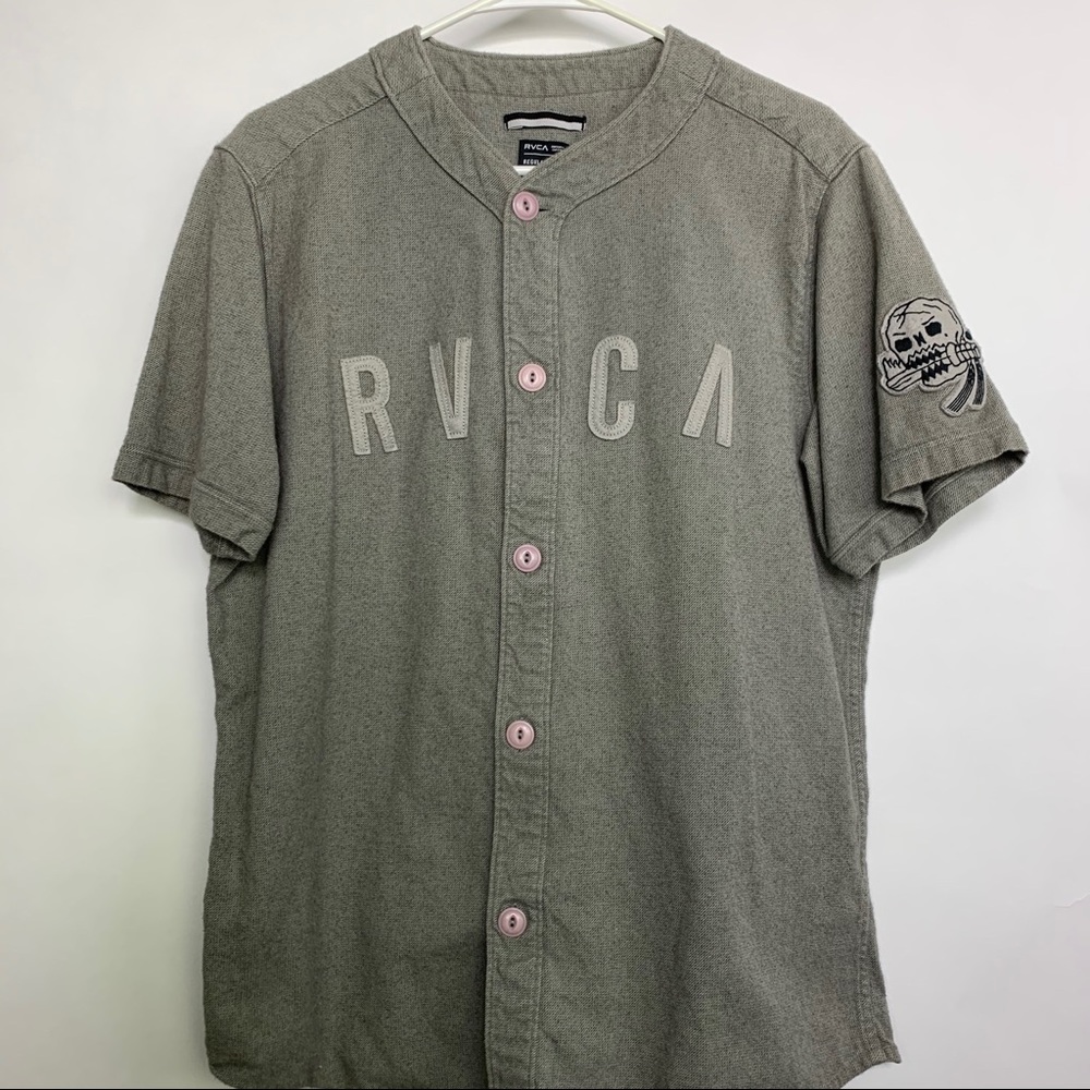 RVCA Skull Baseball Jersey